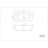 Акриловая ванна 177,5x80,5 см BELBAGNO BB306-1775