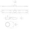 Душевой лоток BELBAGNO LUCE 90 см, BB-LD-LUCE-90-BIANCO