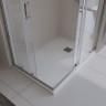 Душевой поддон из литьевого мрамора 100x80 см BELBAGNO TRAY-MR-UNO-AH-100/80-35-W-CR