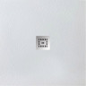 Душевой поддон из литьевого мрамора 80x80 см BELBAGNO TRAY-MR-UNO-A-80-35-W-CR