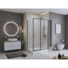 Душевой уголок BELBAGNO UNO-195-AH-1-130/90-C-Cr