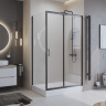 Душевой уголок BELBAGNO UNO-195-AH-1-140/80-C-NERO