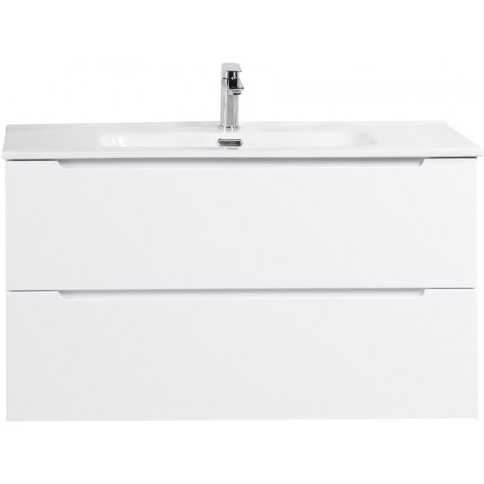 Тумба Bianco Lucido 100 см BELBAGNO ETNA ETNA100BL-KEPMCO-1338-SET